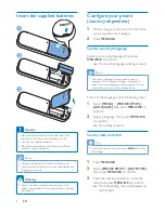 Preview for 10 page of Philips B130 Extended User Documentation