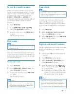 Preview for 25 page of Philips B130 Extended User Documentation