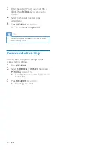 Preview for 26 page of Philips B140 Extended User Documentation