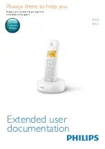 Philips B150 Extended User Documentation предпросмотр