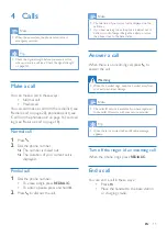 Preview for 13 page of Philips B150 Extended User Documentation