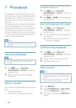 Preview for 18 page of Philips B150 Extended User Documentation