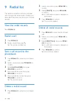 Preview for 22 page of Philips B150 Extended User Documentation