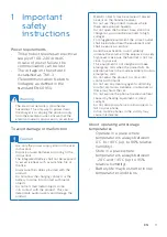 Preview for 5 page of Philips B160 Extended User Documentation