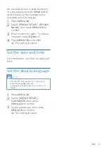 Preview for 25 page of Philips B160 Extended User Documentation