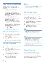 Preview for 28 page of Philips B160 Extended User Documentation