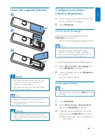 Предварительный просмотр 11 страницы Philips B180 Extended User Documentation