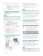 Предварительный просмотр 12 страницы Philips B180 Extended User Documentation