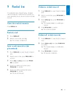 Предварительный просмотр 23 страницы Philips B180 Extended User Documentation