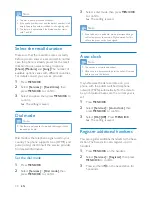 Предварительный просмотр 32 страницы Philips B180 Extended User Documentation