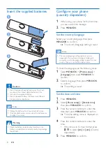 Preview for 10 page of Philips B191 Extended User Documentation