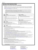 Preview for 2 page of Philips B200G Installation And Operating Instructions Manual