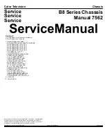 Philips B8 Series Service Manual preview