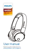 Preview for 1 page of Philips BASS+ On-Ear BH305 User Manual