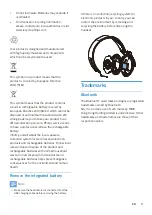 Preview for 11 page of Philips BASS+ On-Ear BH305 User Manual