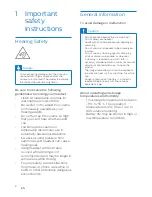 Preview for 4 page of Philips BASS+ SHB4385 User Manual