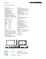 Предварительный просмотр 3 страницы Philips BDH4241V Specifications