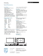 Preview for 3 page of Philips BDH5021V Specification Sheet