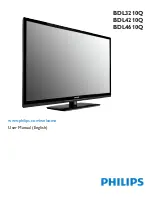 Philips BDL3210Q User Manual preview