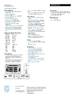 Preview for 2 page of Philips BDL3221V Specification Sheet