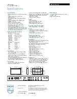 Предварительный просмотр 3 страницы Philips BDL3231C Specifications