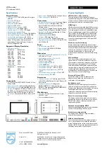 Предварительный просмотр 2 страницы Philips BDL3731V Specifications