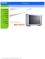 Philips BDL4221V User Manual предпросмотр