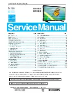 Preview for 1 page of Philips BDL4245E/00 Service Manual