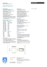 Предварительный просмотр 3 страницы Philips BDL4245E Brochure & Specs