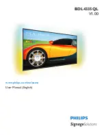 Preview for 1 page of Philips BDL4335QL User Manual