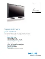 Philips BDL4631V Specifications предпросмотр