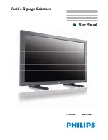 Preview for 1 page of Philips BDL4635E User Manual