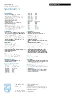 Preview for 3 page of Philips BDL4676XL Specifications