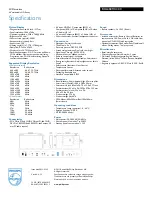 Предварительный просмотр 3 страницы Philips BDL4681XU Specification Sheet