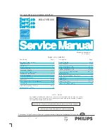 Preview for 1 page of Philips BDL4785SL/00 Service Manual