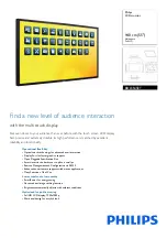 Preview for 1 page of Philips BDL5545ET/00 Quick Manual