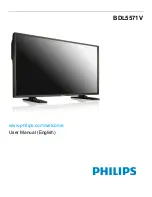 Philips BDL5571V User Manual preview