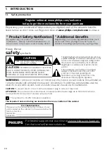 Preview for 3 page of Philips BDP1502 User Manual