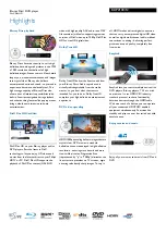 Preview for 2 page of Philips BDP2100/12 Quick Manual