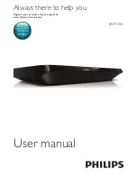 Philips BDP2100 User Manual предпросмотр