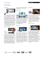 Preview for 2 page of Philips BDP2500 Specifications