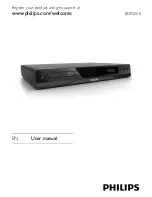 Philips BDP2500 User Manual preview