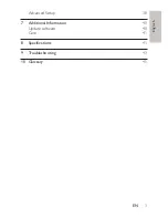 Preview for 3 page of Philips BDP2500 User Manual