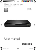 Philips BDP2590B User Manual preview