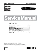 Philips BDP2900/05 Service Manual preview