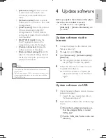 Предварительный просмотр 18 страницы Philips BDP2900/12 User Manual