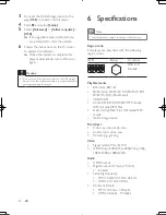 Предварительный просмотр 20 страницы Philips BDP2985 User Manual