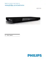 Philips BDP3150 User Manual предпросмотр