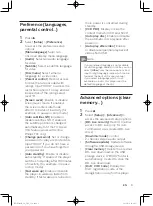 Предварительный просмотр 19 страницы Philips BDP3290B User Manual