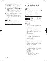 Preview for 19 page of Philips BDP3300 User Manual